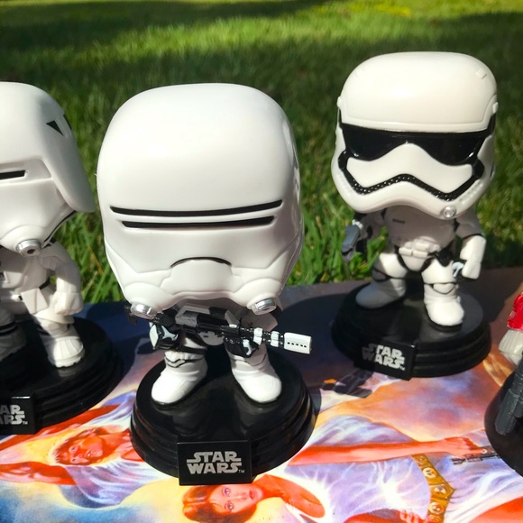 Set Of 5 Stormtrooper Funko Pop Set Bobbleheads - Picture 4 of 6